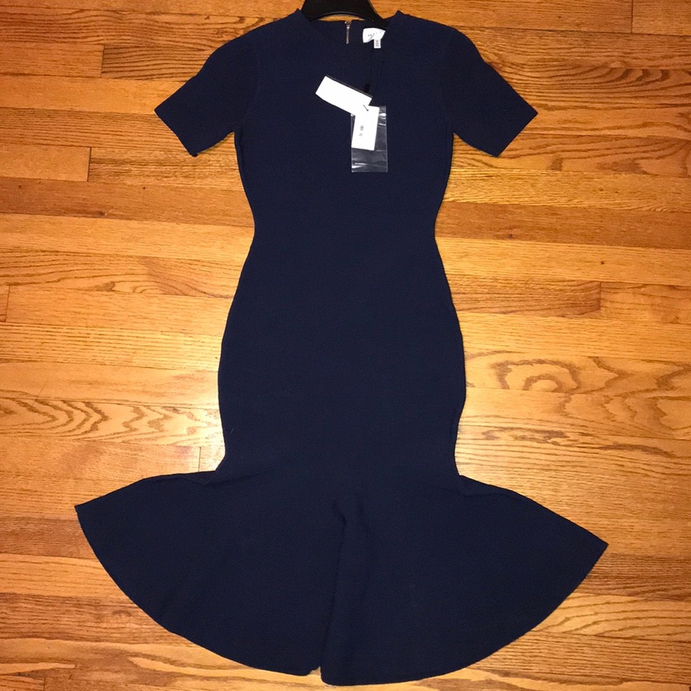 Navy mermaid style dress